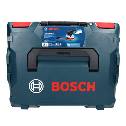 Bosch GEX 18V-125 Lijadora rotorbital profesional sin cable 18 V 125 mm sin escobillas + 1x acumulador 4,0 Ah + L-BOXX - sin cargador