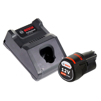 Bosch GLI 12V-80 Lámpara de batería profesional 12 V 80 lúmenes + 1x batería 2,0 Ah + cargador