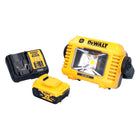 DeWalt DCL 077 P1 Rechargeable LED worklight 12 V 18 V 2000 lm IP54 + 1x rechargeable battery 5.0 Ah + charger