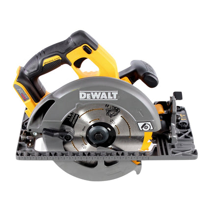 Sierra circular inalámbrica DeWalt DCS 576 NT 54 V FlexVolt 190 mm + riel guía + T-STAK - sin batería, sin cargador