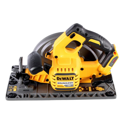 Sierra circular inalámbrica DeWalt DCS 576 NT 54 V FlexVolt 190 mm + riel guía + T-STAK - sin batería, sin cargador
