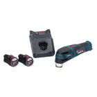Bosch GOP 12V-28 Cortadora Lijadora Profesional sin Escobillas + 2 Baterías 2.0 Ah + Cargador