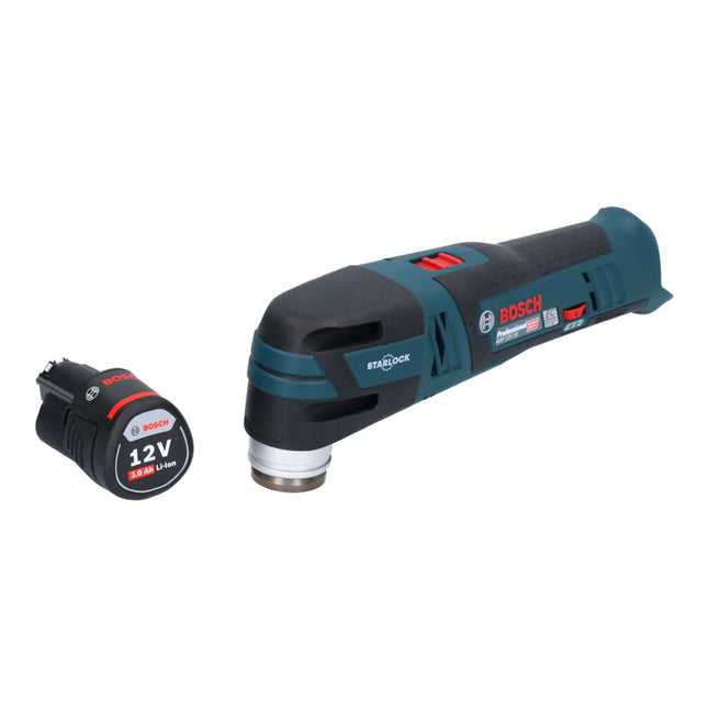 Bosch GOP 12V-28 Lijadora profesional sin escobillas Starlock + 1 acumulador 3,0 Ah - sin cargador