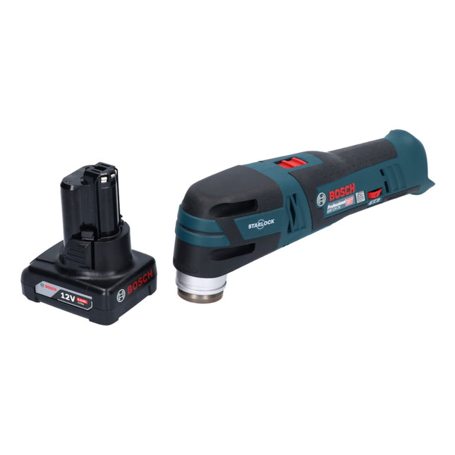 Bosch GOP 12V-28 Lijadora profesional sin escobillas Starlock + 1x Batería 6,0 Ah - sin cargador