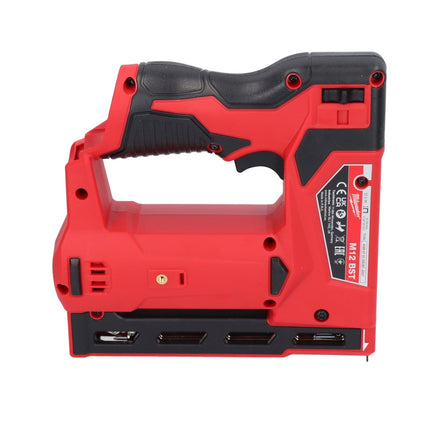 Milwaukee M12 BST-0 Cordless Tacker 12 V 6 - 14 mm ( 49334596349 ) Solo - without battery, without charger