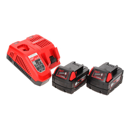 Milwaukee M18 HOAL-602FC foco de construcción con batería LED 18 V 4000 lm + 2x baterías 6,0 Ah + cargador