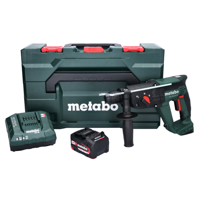 Metabo KH 18 LTX 24 cordless combihammer 18 V 2.1 J SDS plus + 1x rechargeable battery 4.0 Ah + charger + metaBOX