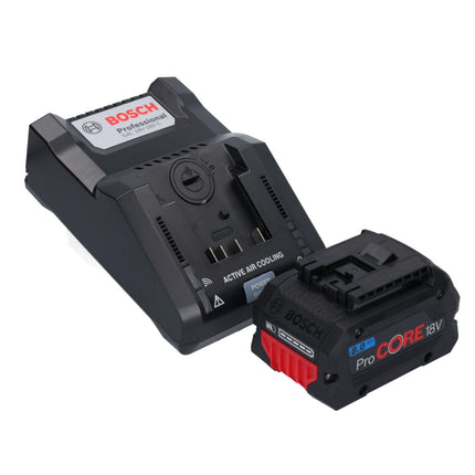 Bosch GCM 18V-216 Sierra tronzadora profesional a batería, sierra ingletadora 18 V 216 mm BITURBO sin escobillas + 1x batería ProCORE 8,0 Ah + cargador