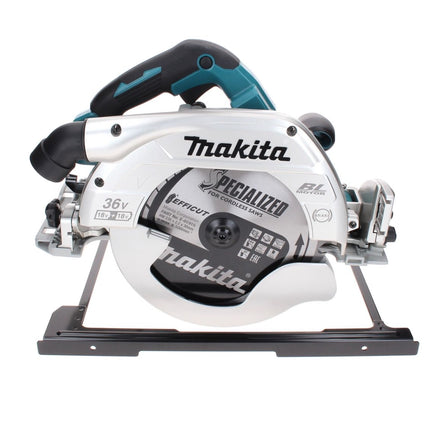 Sierra circular a batería Makita DHS 900 CT 36 V (2x 18 V) 235 mm sin escobillas + 2x batería 5,0 Ah + cargador doble