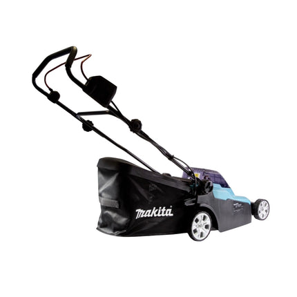 Makita DLM 382 CT2 cordless lawn mower 36 V ( 2x 18 V ) 38 cm 40 l + 2x battery 5.0 Ah + double charger
