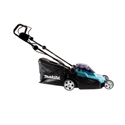 Makita DLM 382 CT2 cordless lawn mower 36 V ( 2x 18 V ) 38 cm 40 l + 2x battery 5.0 Ah + double charger
