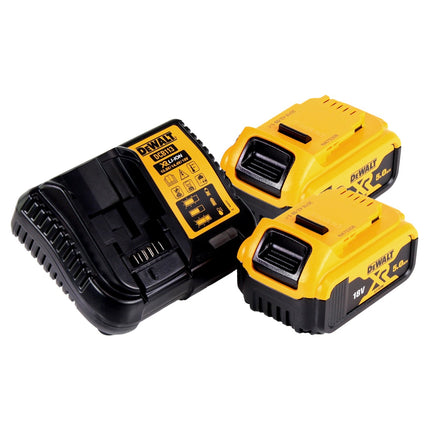 DeWalt DCS 369 P2 akumulatorowa pilarka szablasta 18 V bezszczotkowa + 2x akumulator 5,0 Ah + ładowarka