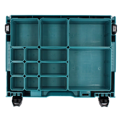 Makita MAKPAC 1 valigetta organizer per minuteria 395 x 295 x 110 mm ( 191X80-2 ) con inserto 13x box