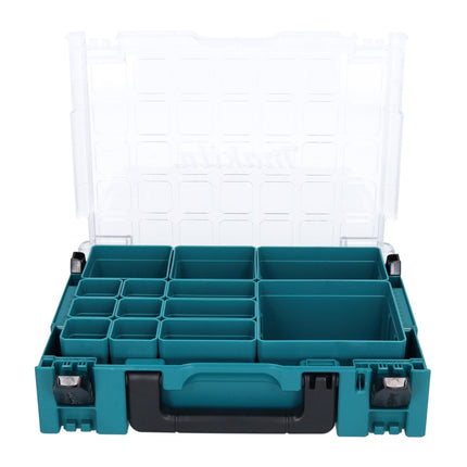 Makita MAKPAC 1 valigetta organizer per minuteria 395 x 295 x 110 mm ( 191X80-2 ) con inserto 13x box