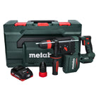 Metabo KH 18 LTX BL 28 Q Martello perforatore a batteria 18 V 3 J SDS plus Brushless + 1x batteria 4,0 Ah + metaBOX - senza caricabatteria