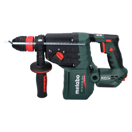 Metabo KH 18 LTX BL 28 Q Trapano a percussione a batteria 18 V 3 J SDS plus Brushless + 1x batteria 10,0 Ah + metaBOX - senza caricabatteria