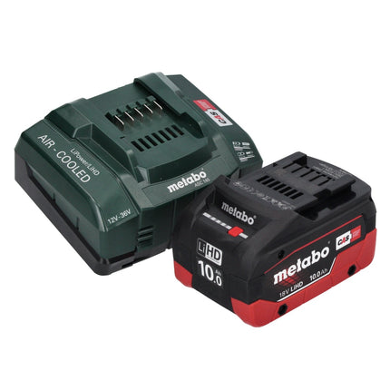 Metabo KH 18 LTX BL 28 Q Trapano a percussione a batteria 18 V 3 J SDS plus Brushless + 1x batteria 10,0 Ah + caricabatteria + metaBOX