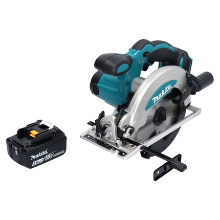 Makita DSS 610 T1 Sierra circular 18 V 165 mm + 1x batería 5.0 Ah - sin cargador
