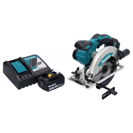Makita DSS 610 RT1 Akku Handkreissäge 18 V 165 mm + 1x Akku 5,0 Ah + Ladegerät