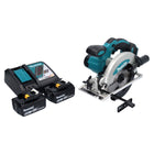 Sierra circular portátil sin cable Makita DSS 610 RT 18 V 165 mm + 2x batería 5,0 Ah + cargador
