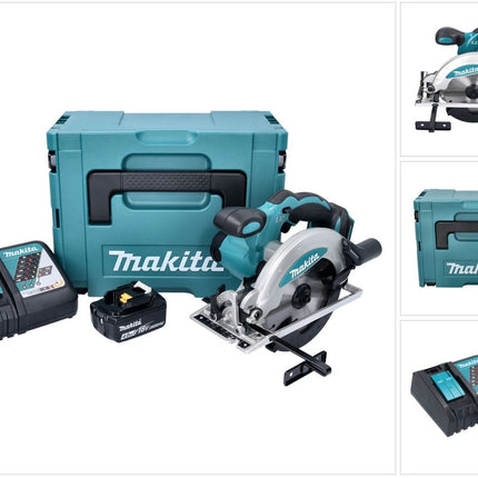 Makita DSS 610 RM1J Akku Handkreissäge 18 V 165 mm + 1x Akku 4,0 Ah + Ladegerät + Makpac