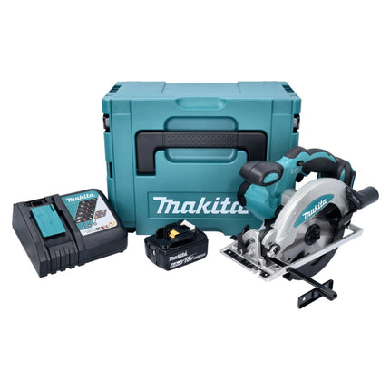 Makita DSS 610 RG1J Akku Handkreissäge 18 V 165 mm + 1x Akku 6,0 Ah + Ladegerät + Makpac