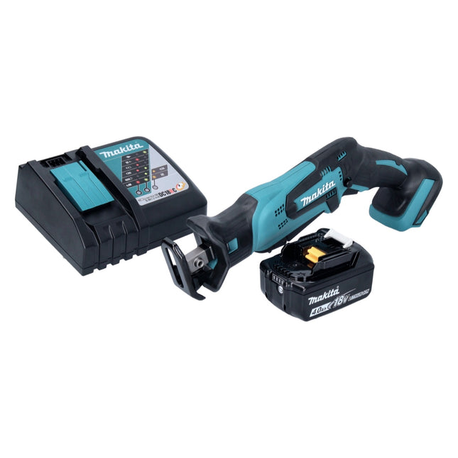 Makita DJR 185 RM1 cordless Recipro reciprocating saw 18 V + 1x battery 4.0 Ah + charger