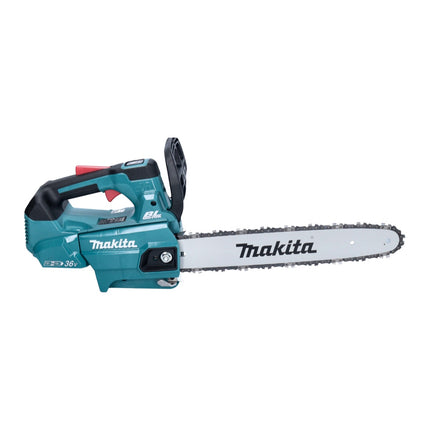 Motosierra a batería Makita DUC 356 RGB 36 V (2x 18 V) 35 cm sin escobillas + 2x batería 6,0 Ah + cargador