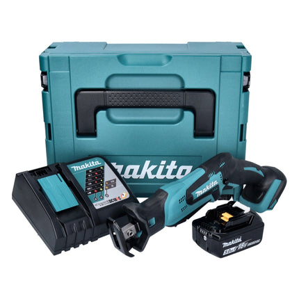 Sierra de sable sin cable Makita DJR 185 RT1J 18 V + 1x batería 5.0 Ah + cargador + Makpac