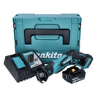 Sierra de sable sin cable Makita DJR 185 RT1J 18 V + 1x batería 5.0 Ah + cargador + Makpac