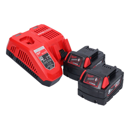 Sierra de calar sin cable Milwaukee M18 BJS-502 18 V + 2x batería 5.0 Ah + cargador