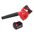 Milwaukee M18 BBL-501 cordless blower 18 V + 1x battery 5.0 Ah - without charger