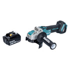 Makita DGA 521 T1X1 cordless angle grinder 18 V 125 mm X-LOCK Brushless + 1x battery 5,0 Ah - without charger