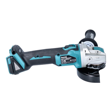Makita DGA 521 G1X1 Amoladora angular sin cable 18 V 125 mm X-LOCK Brushless + 1x batería recargable 6,0 Ah - sin cargador