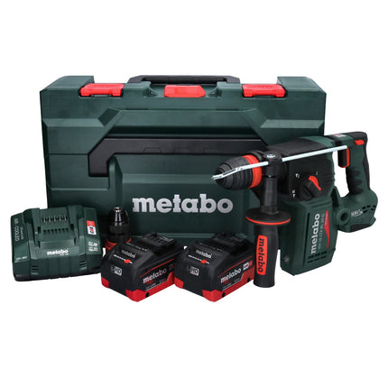 Metabo KH 18 LTX BL 24 Q martello combinato a batteria 18 V 2,2 J + 2x batteria ricaricabile 5,5 Ah + caricatore + metaBOX ( 601714660 )