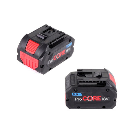 Bosch starter set with 2x ProCORE 18 V 8.0 Ah Professional battery ( 1600A016GK ) and GAL 1880 CV charger