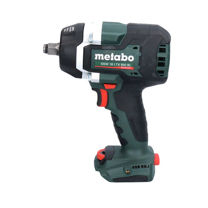 Metabo SSW 18 LTX 800 BL akumulatorowy klucz udarowy 18 V 800 Nm 1/2" bezszczotkowy + 1x akumulator 8,0 Ah + metaBOX - bez ładowarki