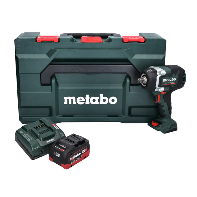 Avvitatore a impatto a batteria Metabo SSW 18 LTX 800 BL 18 V 800 Nm 1/2" Brushless + 1x batteria 8,0 Ah + caricabatteria + metaBOX