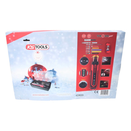 KS Tools Calendario de Adviento “Acero en lugar de chocolate” con juego de destornilladores inalámbricos y puntas de torsión, 27 piezas (999.3333)