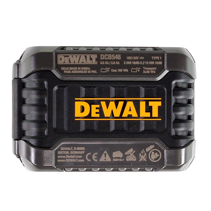 Caricabatterie DeWalt DCB118T3XR FLEXVOLT + 3x batterie DCB546 6,0 Ah
