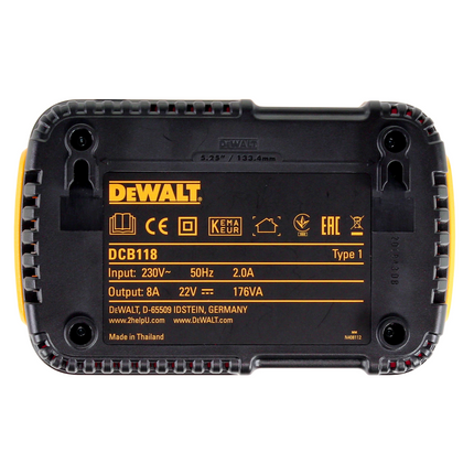 Caricabatterie DeWalt DCB118T3XR FLEXVOLT + 3x batterie DCB546 6,0 Ah