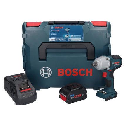 Llave de impacto a batería Bosch GDS 18V-450 HC 18 V 450 Nm 1/2" + 1x acumulador ProCORE 8,0 Ah + cargador + L-Boxx