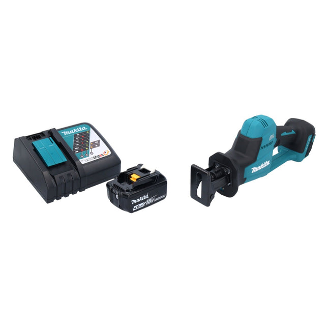 Makita DJR 189 RM1 cordless reciprocating saw 18 V brushless + 1x battery 4.0 Ah + charger