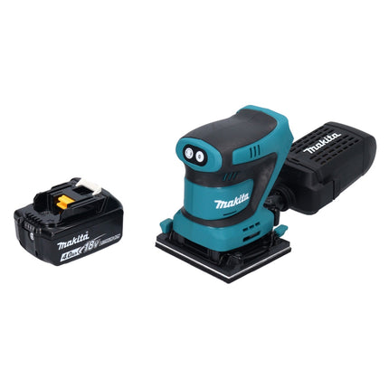 Makita DBO 480 M1 cordless orbital sander 18 V 112 x 102 mm + 1x rechargeable battery 4.0 Ah - without charger