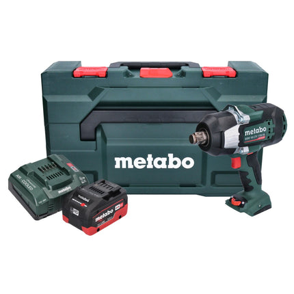Metabo SSW 18 LTX 1750 BL akumulatorowy klucz udarowy 18 V 1750 Nm 3/4" bezszczotkowy + 1x akumulator 5,5 Ah + ładowarka + metaBOX