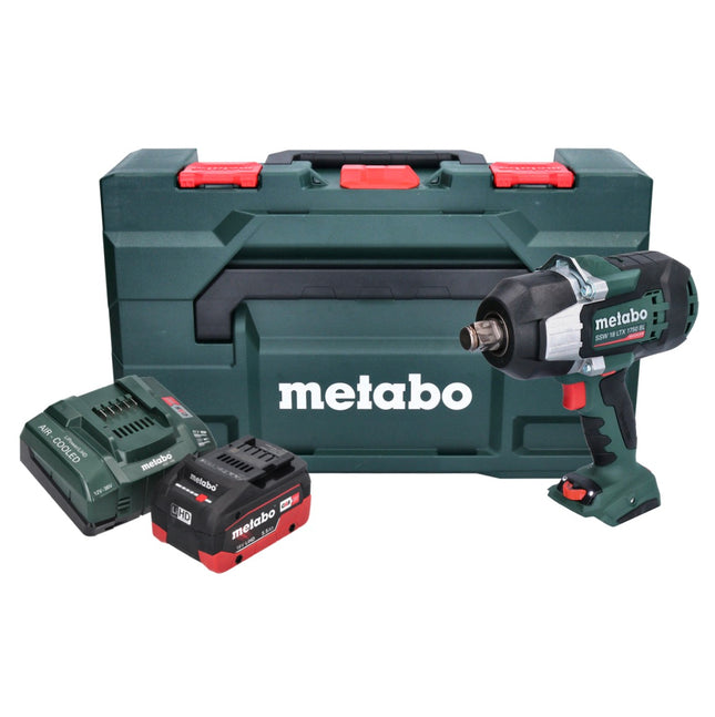 Metabo SSW 18 LTX 1750 BL avvitatore a impulsi a batteria 18 V 1750 Nm 3/4" brushless + 1x batteria ricaricabile 5,5 Ah + caricatore + metaBOX
