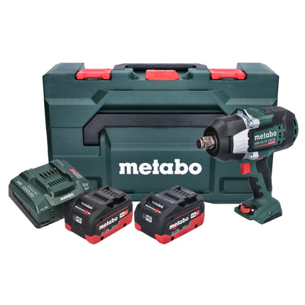 Metabo SSW 18 LTX 1750 BL llave de impacto sin cable 18 V 1750 Nm 3/4" sin escobillas ( 602402660 ) + 2x batería recargable 5,5 Ah + cargador + metaBOX