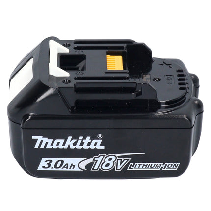 Makita DHP 487 F1X1 18 V Perceuse-visseuse à percussion sans fil 40 Nm brushless + 1x Batterie 3,0 Ah + kit d'accessoires - 74 pièces + Mallette - sans chargeur
