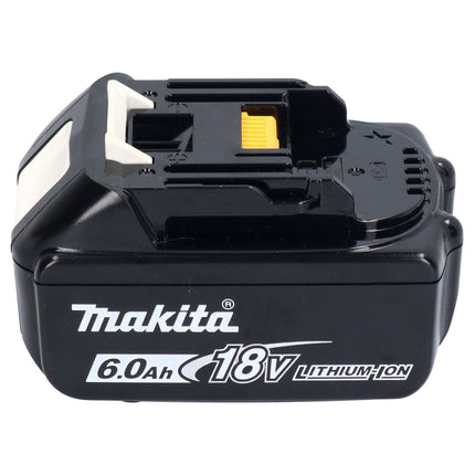 Taladro percutor inalámbrico Makita DHP 487 G1X1 18 V 40 Nm sin escobillas + 1x batería 6,0 Ah + juego de accesorios 74 piezas + maletín - sin cargador