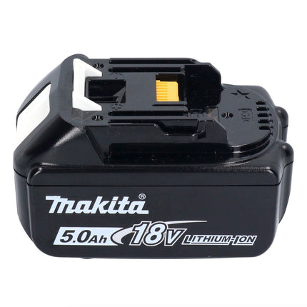 Makita DDF 453 T1X1 taladro atornillador inalámbrico 18 V 42 Nm + 1x batería 5,0 Ah + set de accesorios 74 piezas + maletín - sin cargador